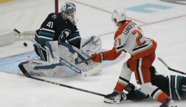 Lundestrom snaps scoreless tie in 3rd and Dostal gets shutout as Ducks blank Sharks 2-0