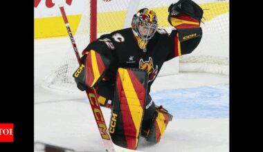 Calgary Flames goalie Dustin Wolf confirms extension negotiations are underway | NHL News