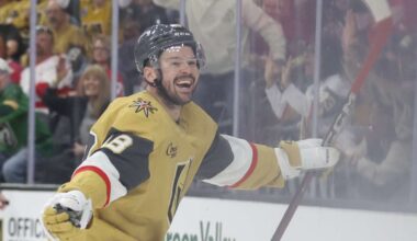 Hertl gets 2nd hat trick of the month in Golden Knights' 6-3 over over Red Wings