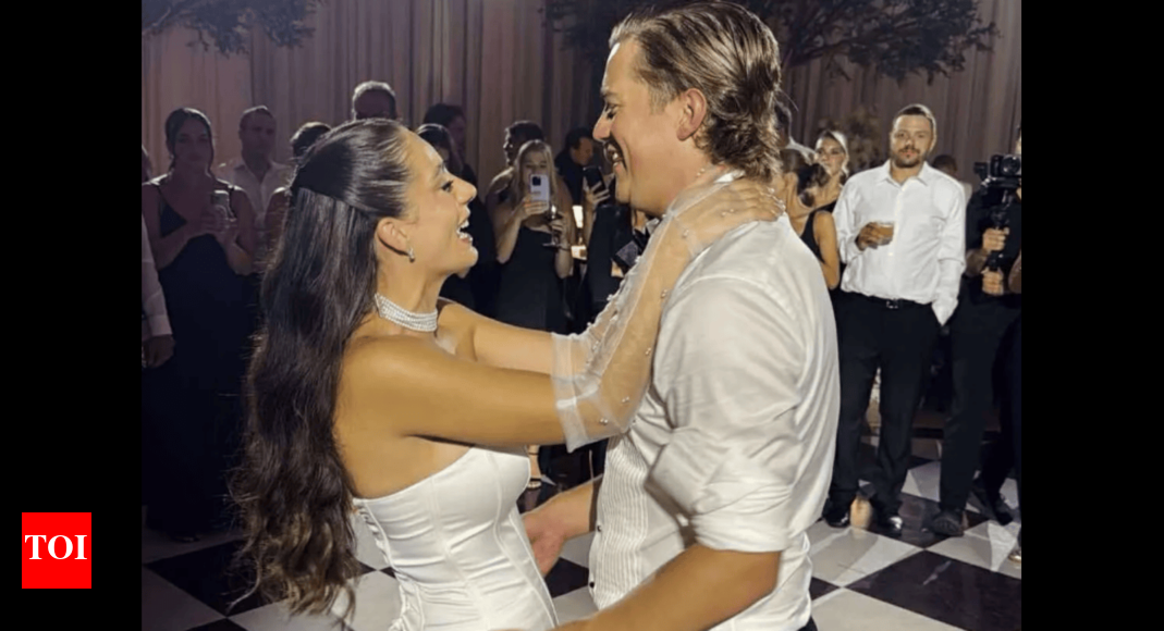 Montreal Canadiens goalie Samuel Montembeault marries longtime girlfriend Daryanne Ayotte in Montreal | NHL News