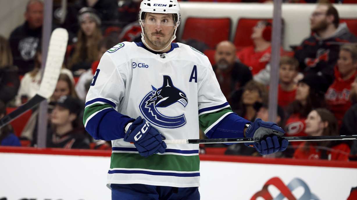 As J.T. Miller trade rumors swirl, Canucks GM says he's open to making a deal if it makes sense