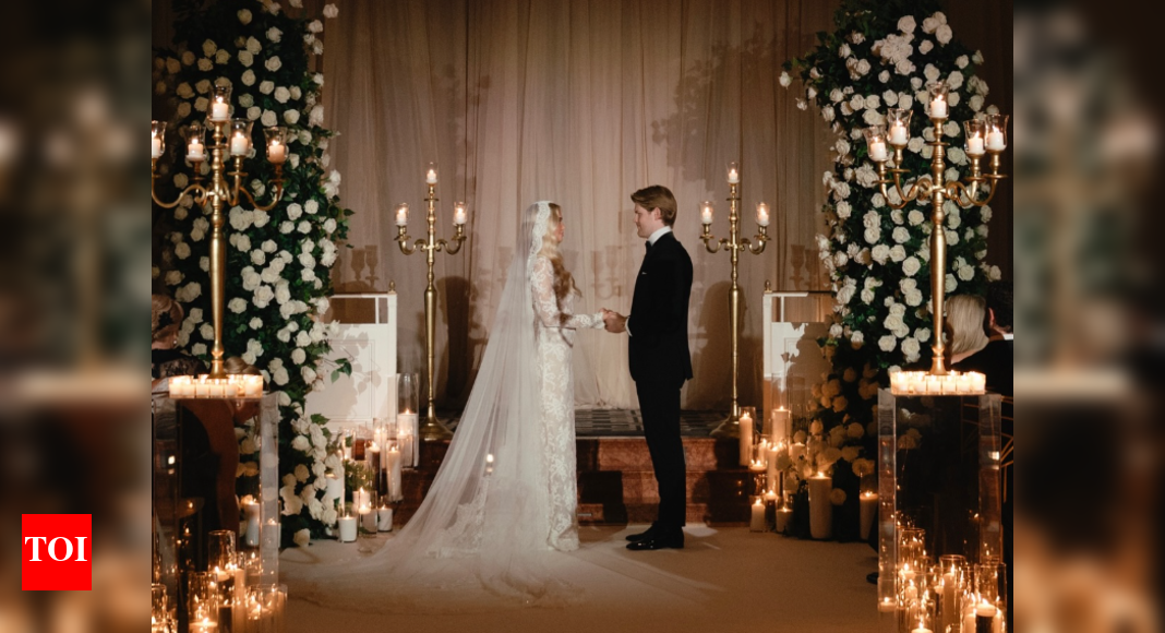 “The most beautiful bride’: Leon Draisaitl’s wife Celeste Desjardins reacts to Warren Foegele and Alexandra Servos’ Toronto wedding | NHL News