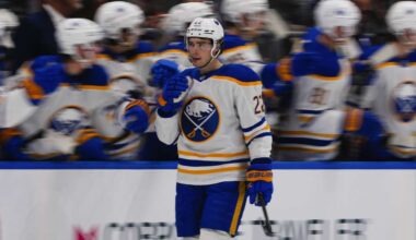 Rasmus Dahlin stars as the Sabres stop a 13-game slide by routing the Islanders 7-1