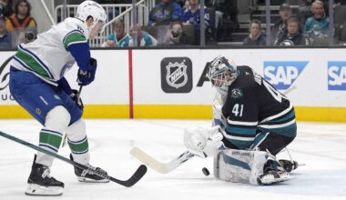 O'Connor scores penalty shot goal in overtime to give Canucks 2-1 win over Sharks