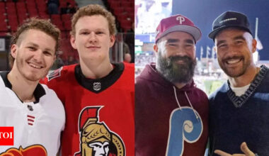Hockey’s own Kelce brothers? Brady and Matthew Tkachuk spark fan debate with growing media presence | NHL News