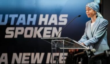 Utah name press conference Caroline Klein