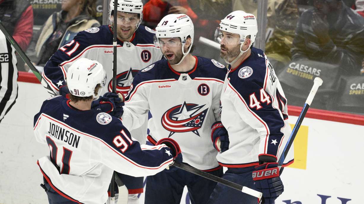 Fantilli and Greaves are the latest contributors in keeping the Blue Jackets' playoff hopes going