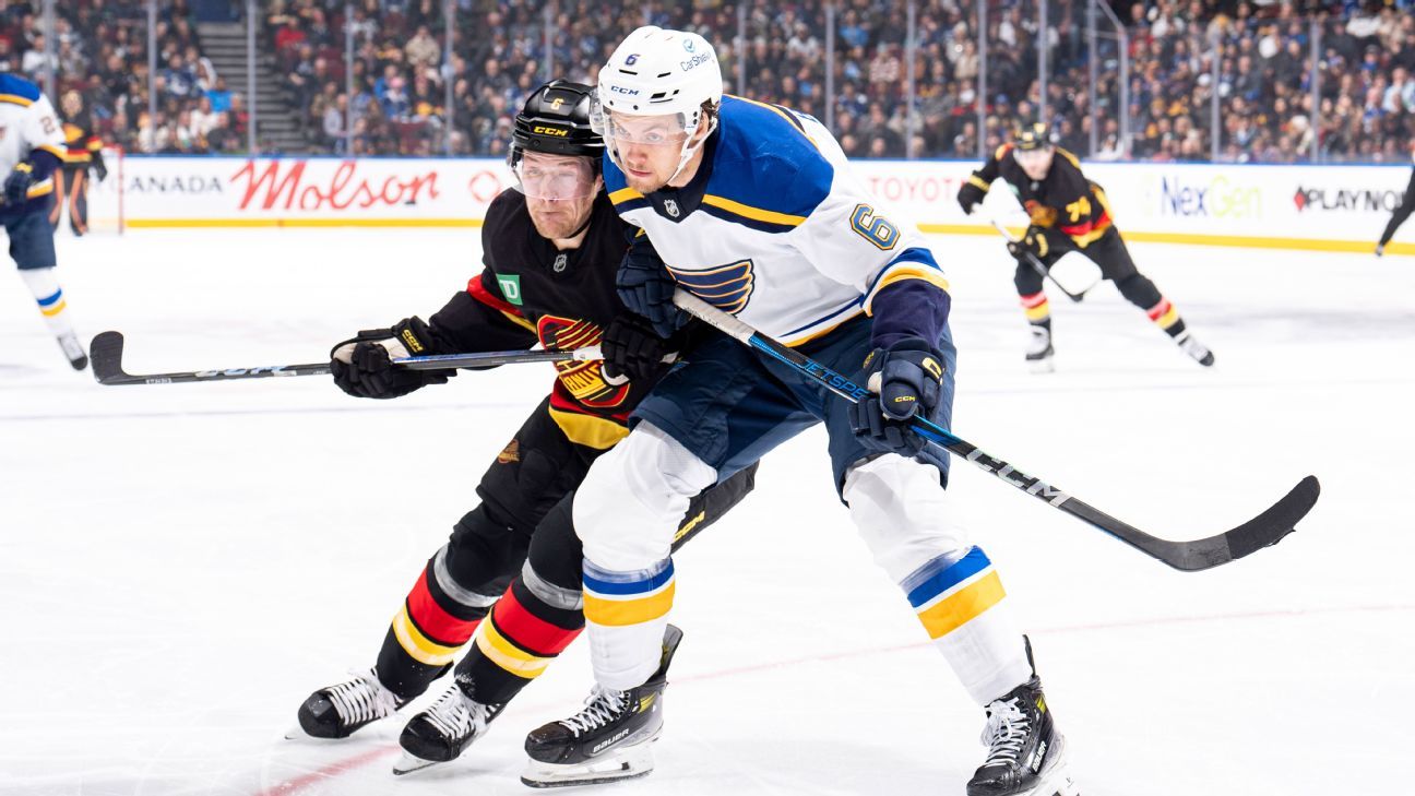 NHL playoff standings: Blues or Canucks for West wild card?