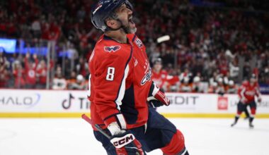 Ovechkin scores his 888th career NHL goal as the Capitals beat the Flyers and clinch a playoff spot