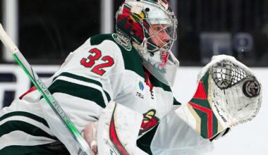 Filip Gustavsson Speaks Out About Future With Wild as Pending UFA