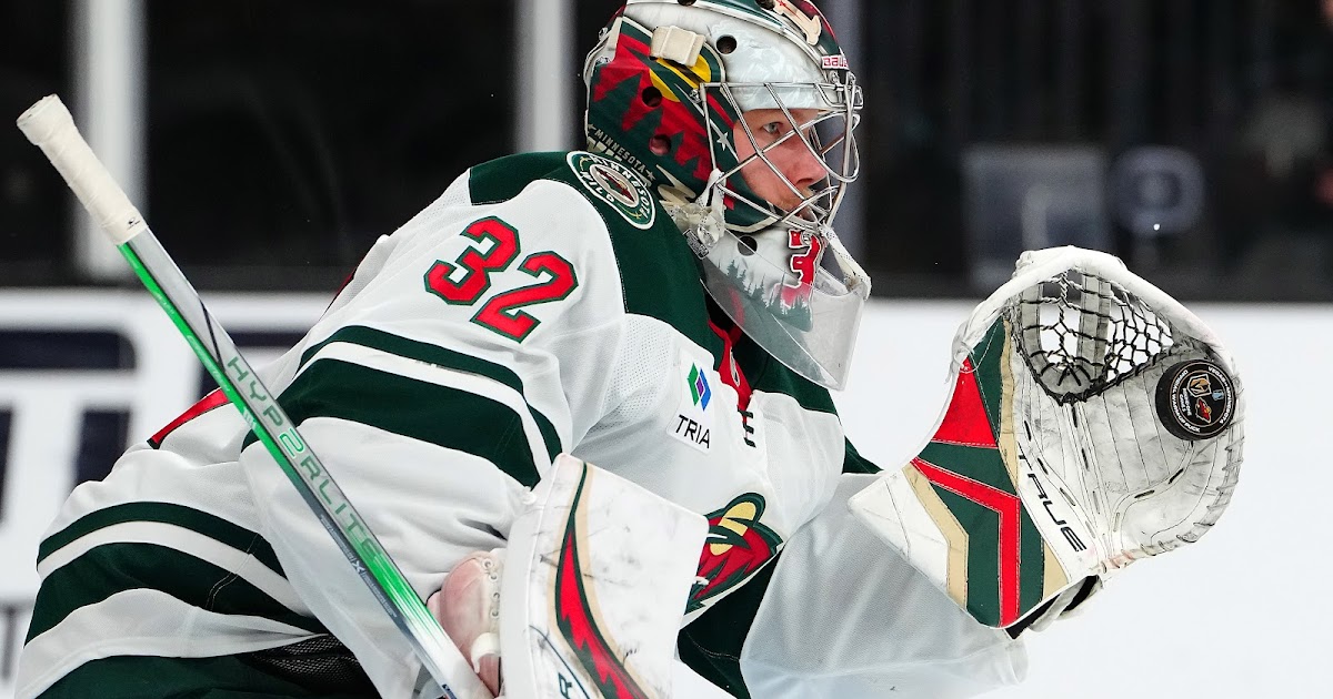 Filip Gustavsson Speaks Out About Future With Wild as Pending UFA