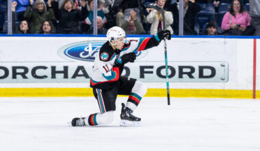 Tij Iginla returned to Kelowna Rockets from Utah Hockey Club