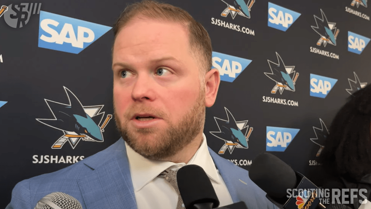 Sharks Coach Warsofsky Fined $25K for ‘Inappropriate Conduct’