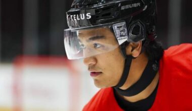Flames prospect Zayne Parekh looking to keep world junior dream alive