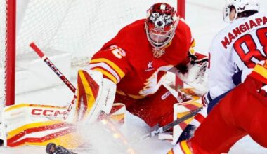Flames goalie Dustin Wolf named NHL’s rookie of the month for January