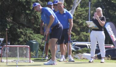 Oilers, Flames go head-to-head at Red Deer golf course