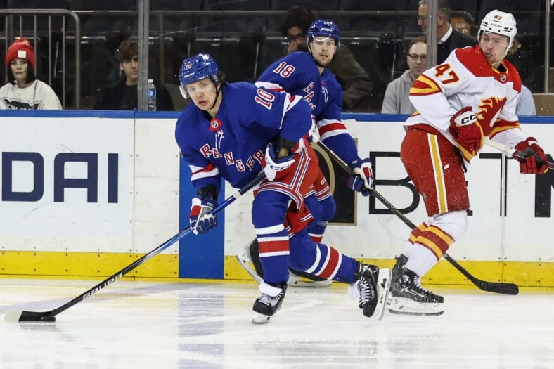 NHL: Calgary Flames at New York Rangers