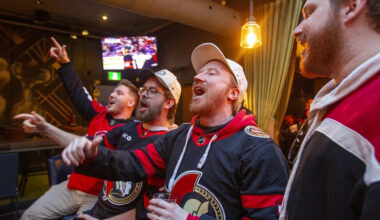 Walking on air to the new Sens arena