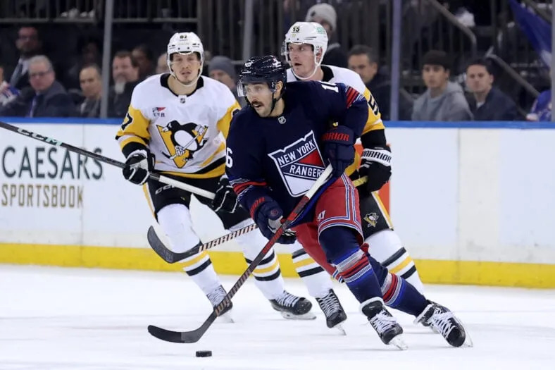 NHL: Pittsburgh Penguins at New York Rangers