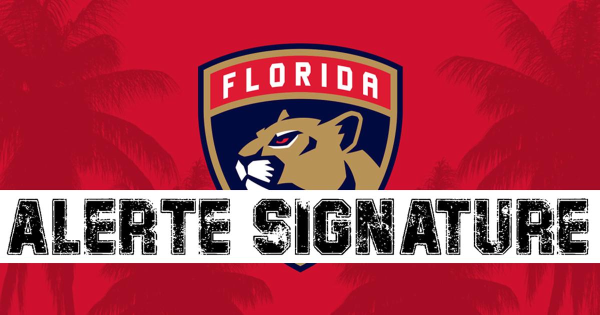 Les Panthers ajoutent un joueur de centre à leur formation