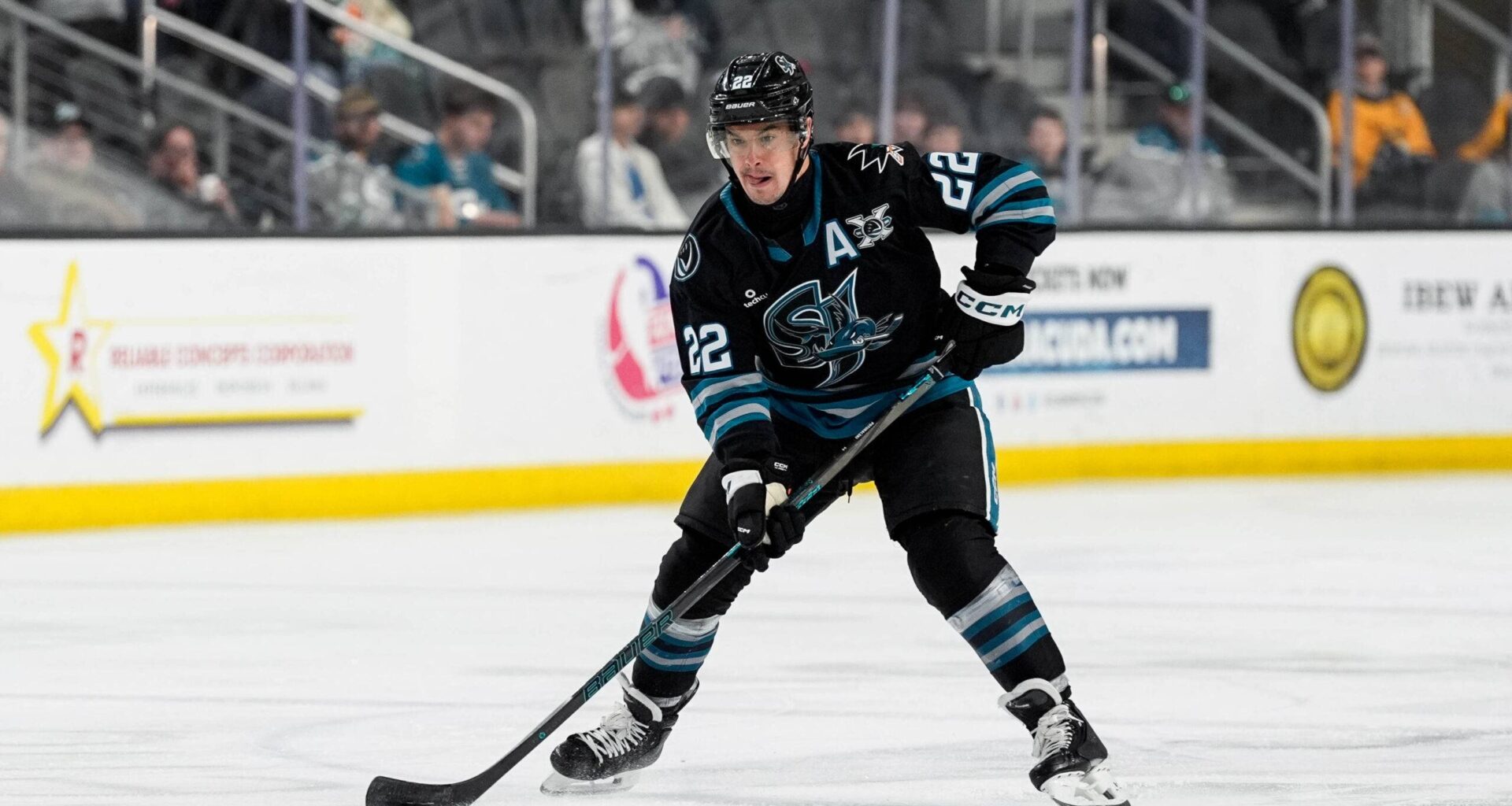 San Jose Barracuda forward Andrew Poturalski