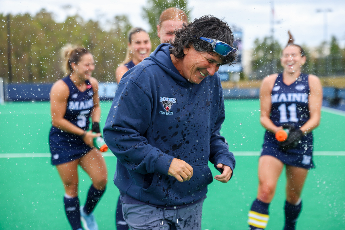 10 countries are represented on this Maine field hockey team