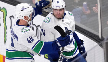 Jake DeBrusk Shares Strong Feelings About Elias Pettersson After Tough 2024-25 Season