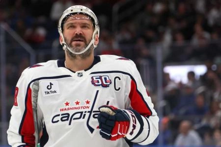 Washington Capitals captain Alex Ovechkin.