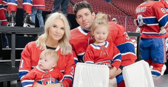 Carey Price with his wife Angela. Carey Price with his wife Angela.