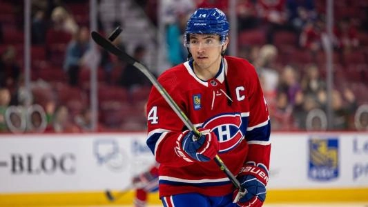 Nick Suzuki of the Montreal Canadiens. Nick Suzuki of the Montreal Canadiens.