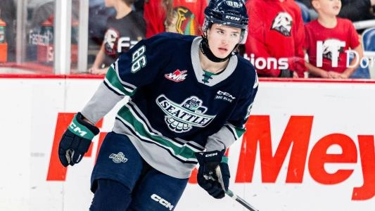 Vancouver Canucks prospect Braeden Cootes. Vancouver Canucks prospect Braeden Cootes.