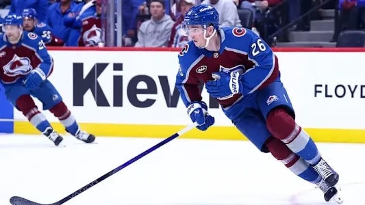 Jimmy Vesey with the Colorado Avalanche.