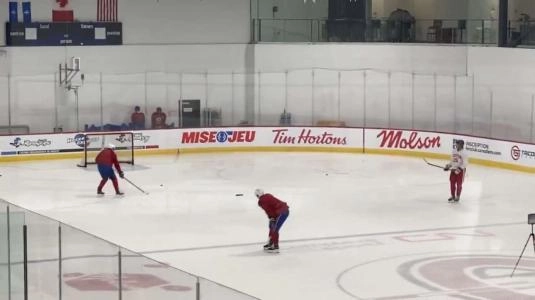 Photo of Kirby Dach and Ivan Demidov Photo of Kirby Dach and Ivan Demidov