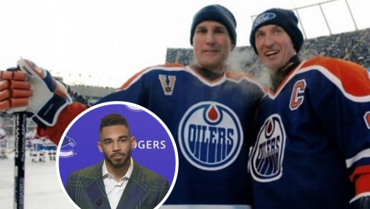 Vancouver Canucks forward Evander Kane.