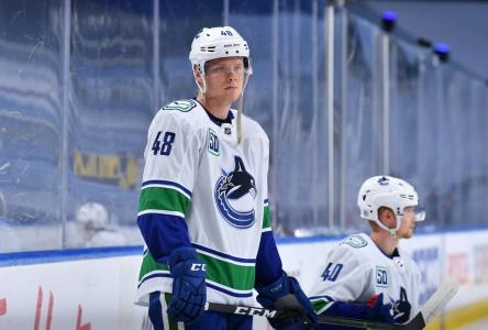 Former Vancouver Canucks defenseman Olli Juolevi.
