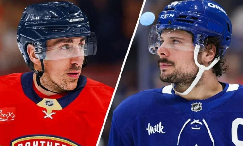 Florida Panthers forward Brad Marchand (left) and Maple Leafs captain Auston Matthews (right). Florida Panthers forward Brad Marchand (left) and Maple Leafs captain Auston Matthews (right).