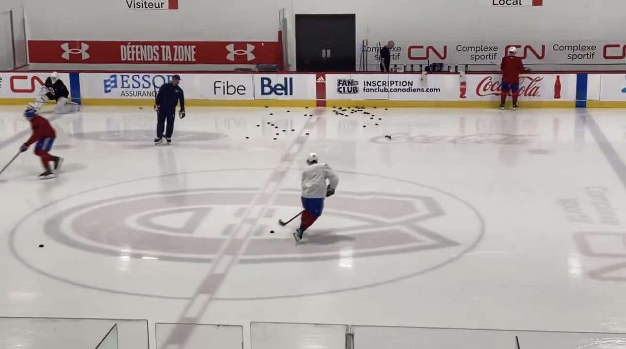 Surprise in Brossard as Two Unexpected Players Spotted Skating with Canadiens Players