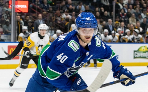 Vancouver Canucks forward Elias Pettersson.