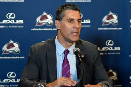 Jared Bednar, Head Coach of the Colorado Avalanche.