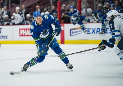 Will Lockwood during his time with the Vancouver Canucks. Will Lockwood during his time with the Vancouver Canucks.