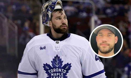 Maple Leafs goaltender Anthony Stolarz Maple Leafs goaltender Anthony Stolarz