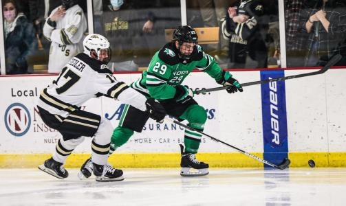 Jackson Kunz with the University of North Dakota.