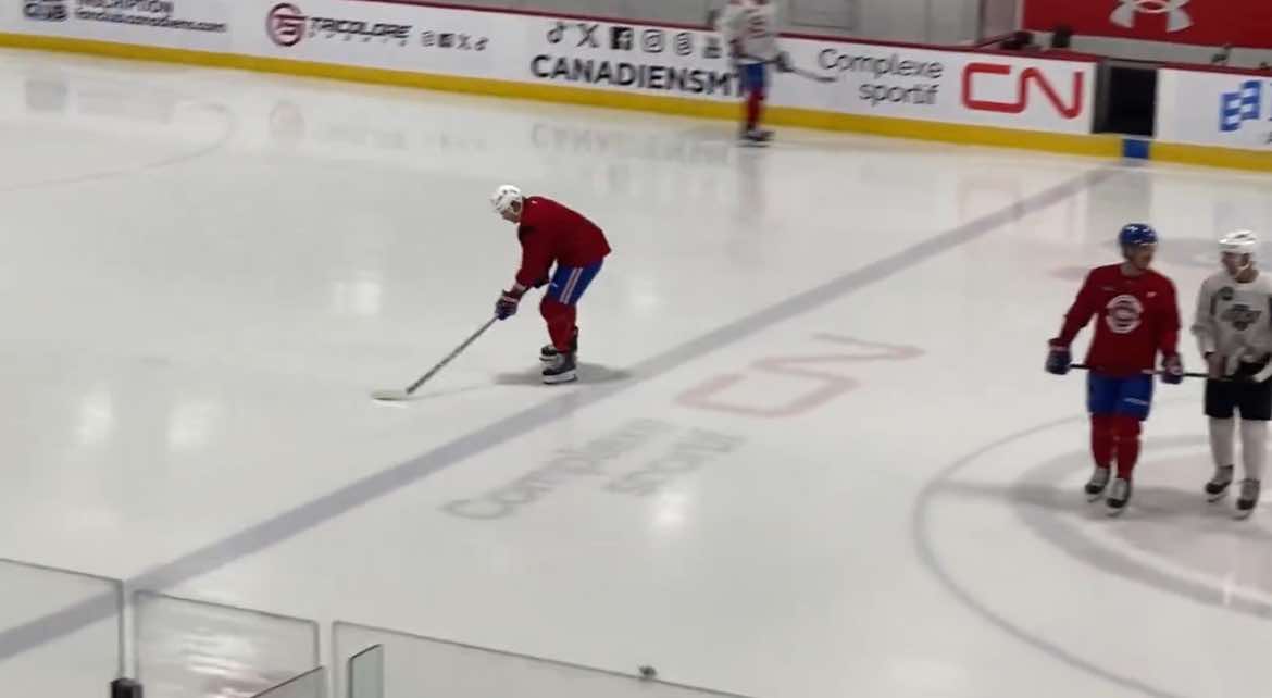 Beautiful Scene in Brossard, as Newly Acquired Player Makes Surprise Appearance