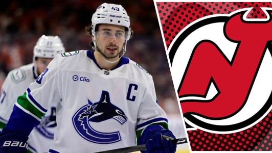 Vancouver Canucks captain Quinn Hughes.