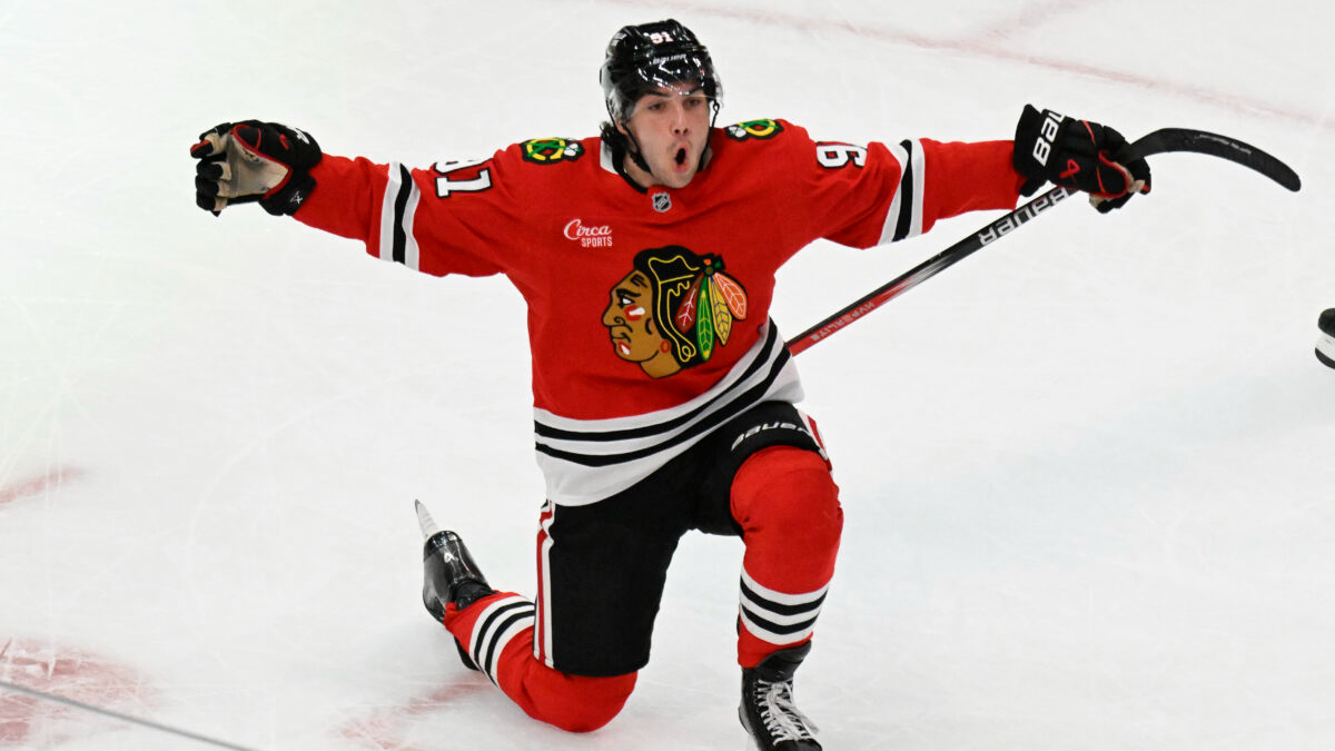 Young Blackhawks Star 'Pulls a Mitch Marner' With Unique Detail in New $46M Contract