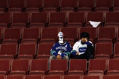 Vancouver Canucks fans. Vancouver Canucks fans.