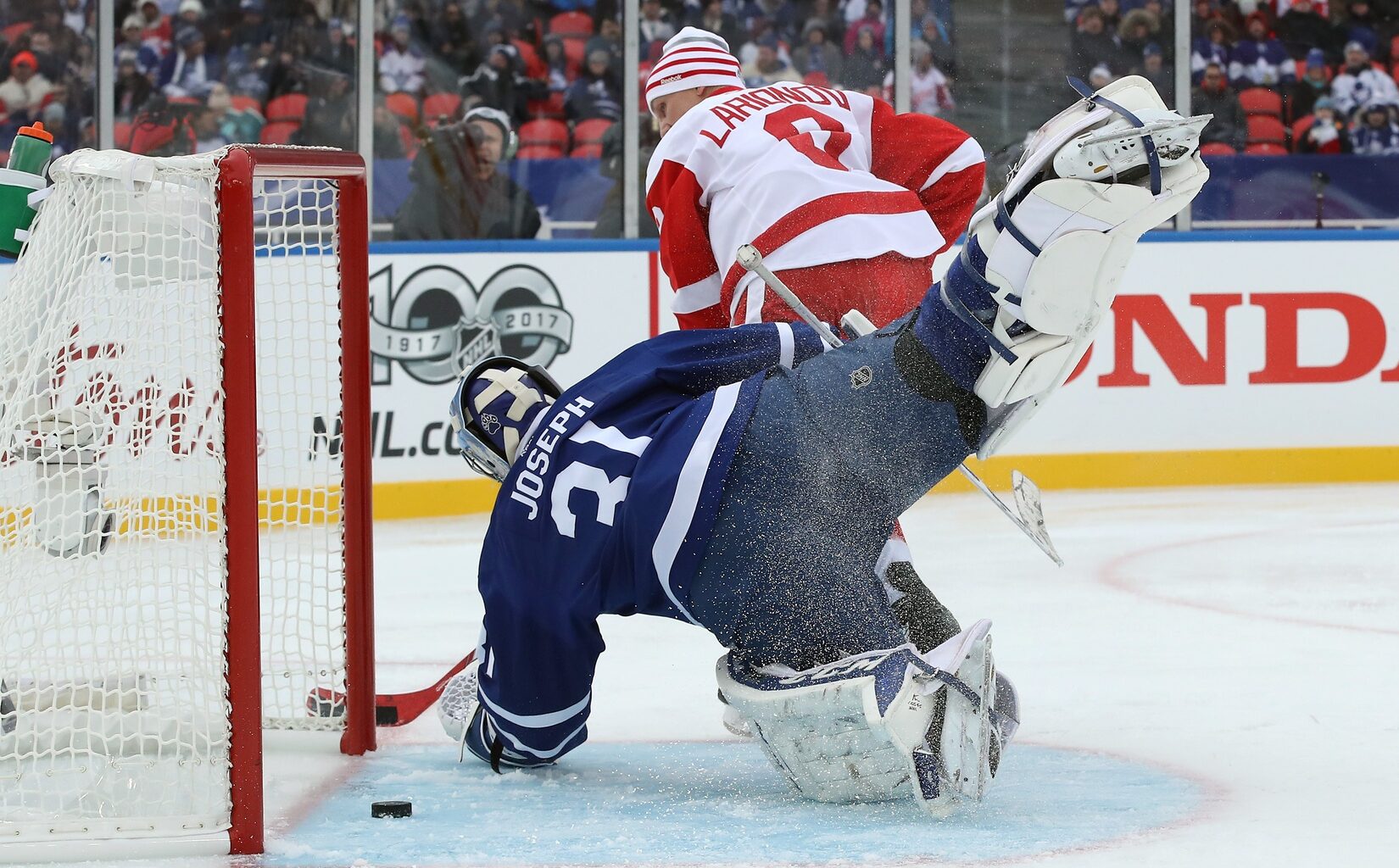 Ex-Maple Leafs Goalie Curtis Joseph Catches a Stray From the Leafs During Charity Event Appearance