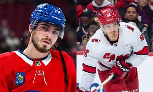 Photo of Kirby dach and Jack Roslovic Photo of Kirby dach and Jack Roslovic