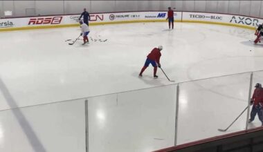 Last-Minute Surprise Live From Brossard as One Canadiens Player Draws Attention