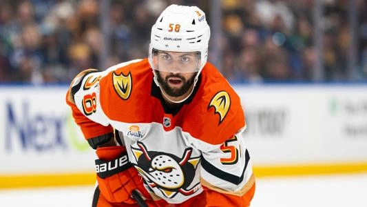 Oliver Kylington of the Anaheim Ducks.